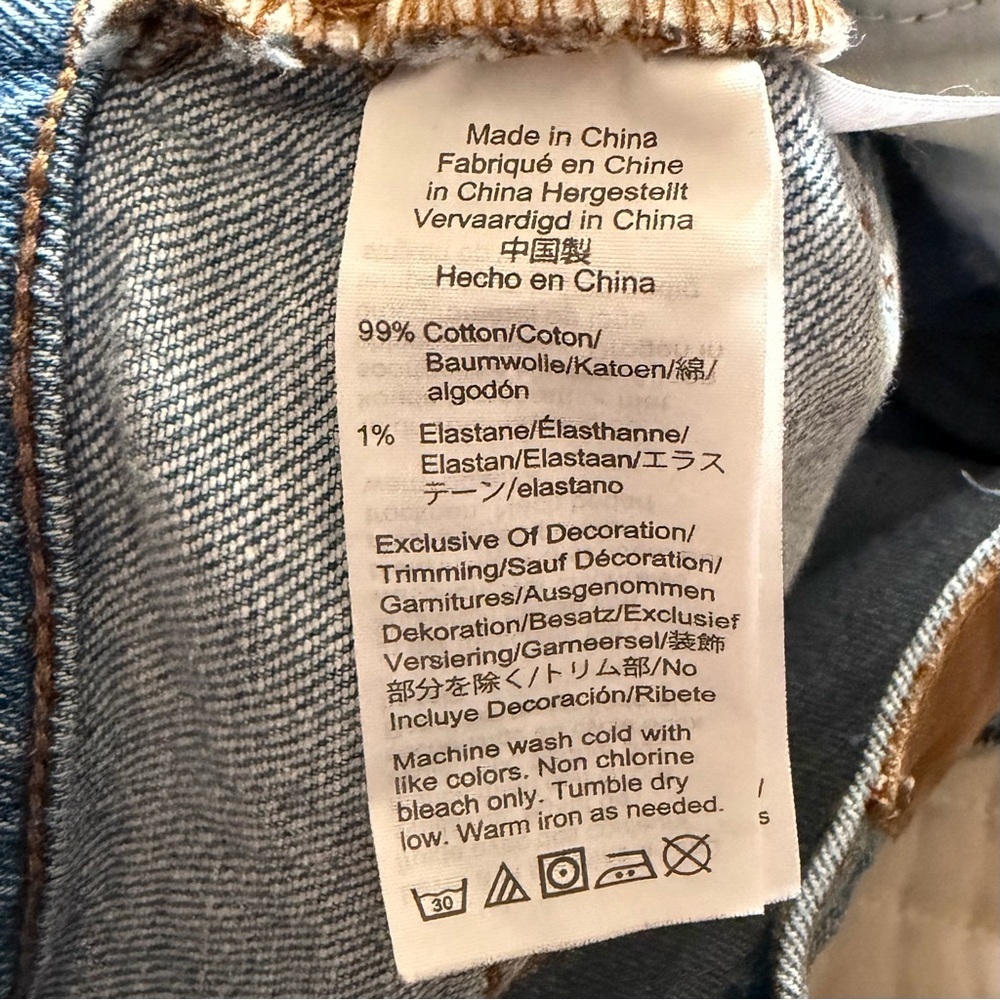 Madewell Women’s Classic Straight High Rise Distressed Denim Jeans, Size 27 - Picture 10 of 11